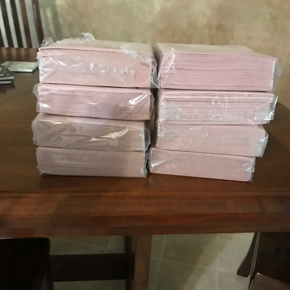 Dusty Rose beverage napkins